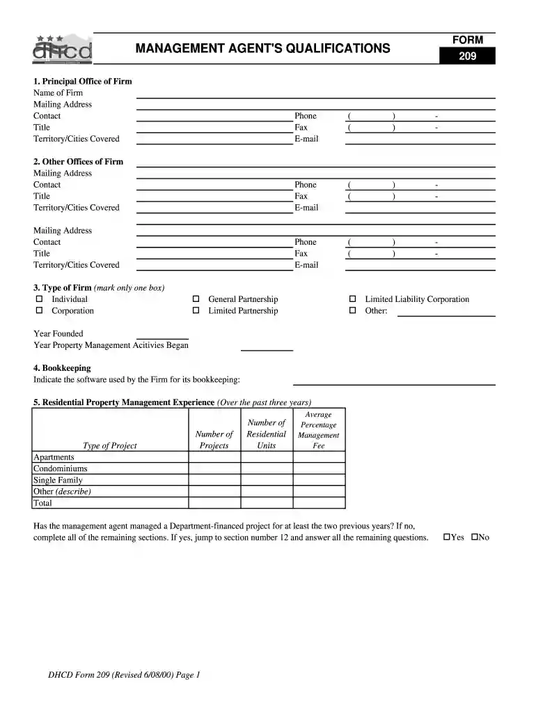 dhcd forms Preview on Page 1