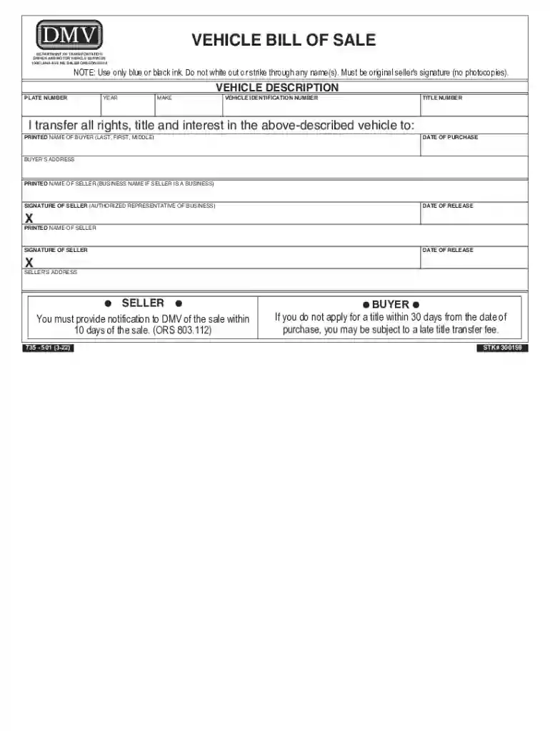 oregon dmv form 735 226 Preview on Page 1