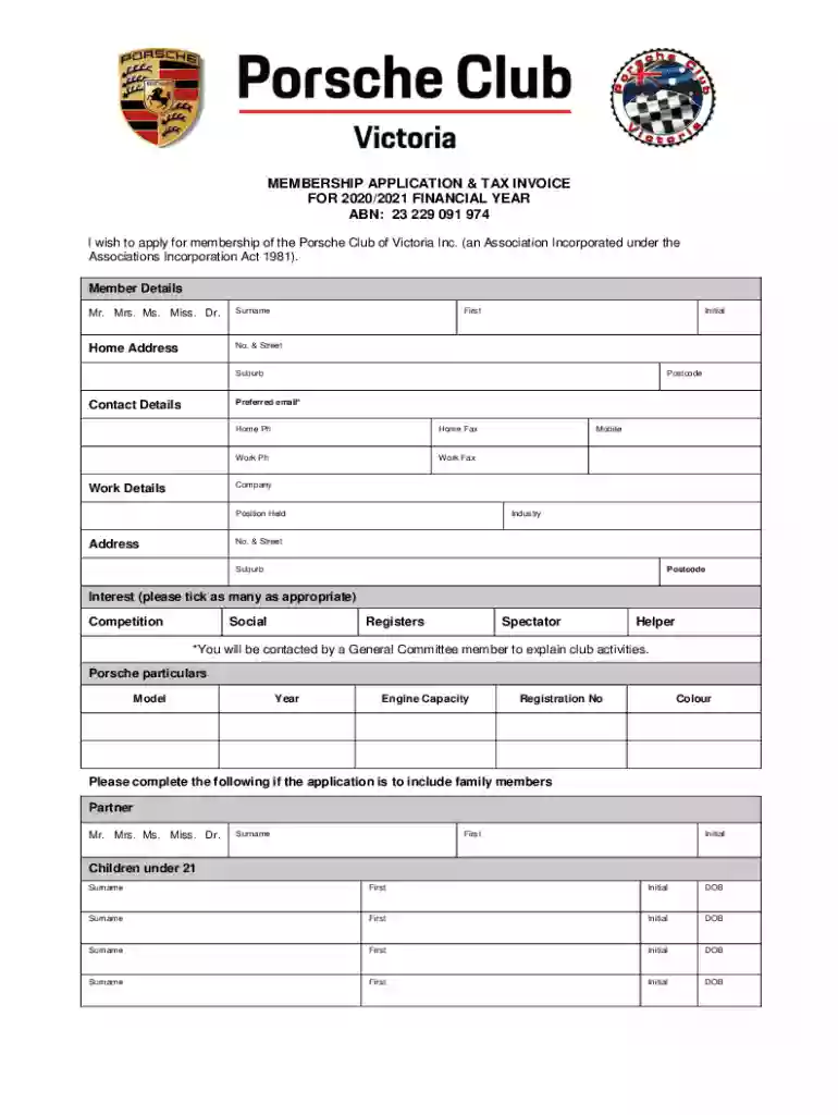 How to Become a Member - Membership Application Time Preview on Page 1