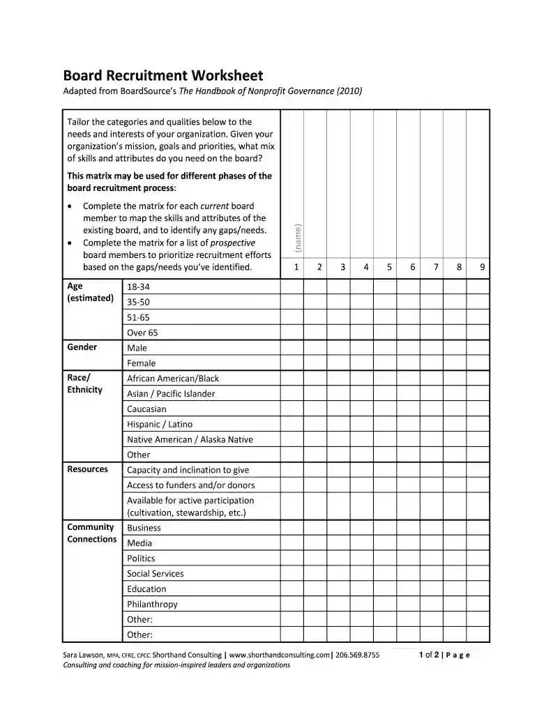 board worksheet Preview on Page 1