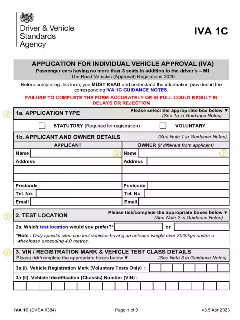 iva 1c form Preview on Page 1