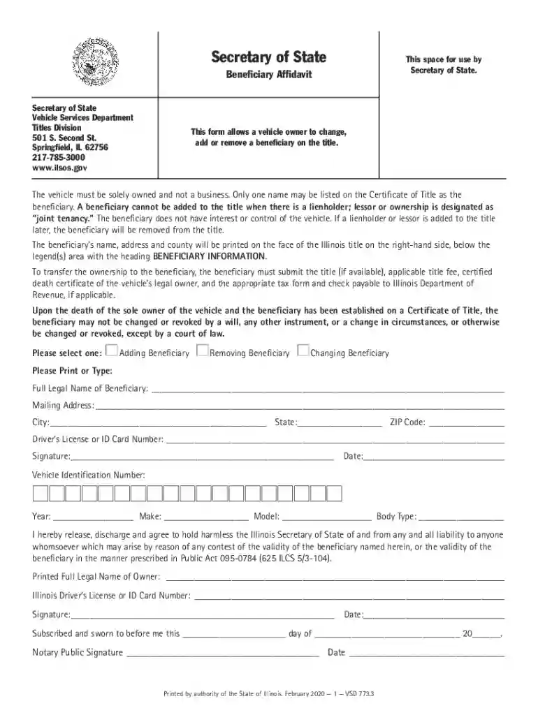 Title and Registration Vehicle Services Preview on Page 1