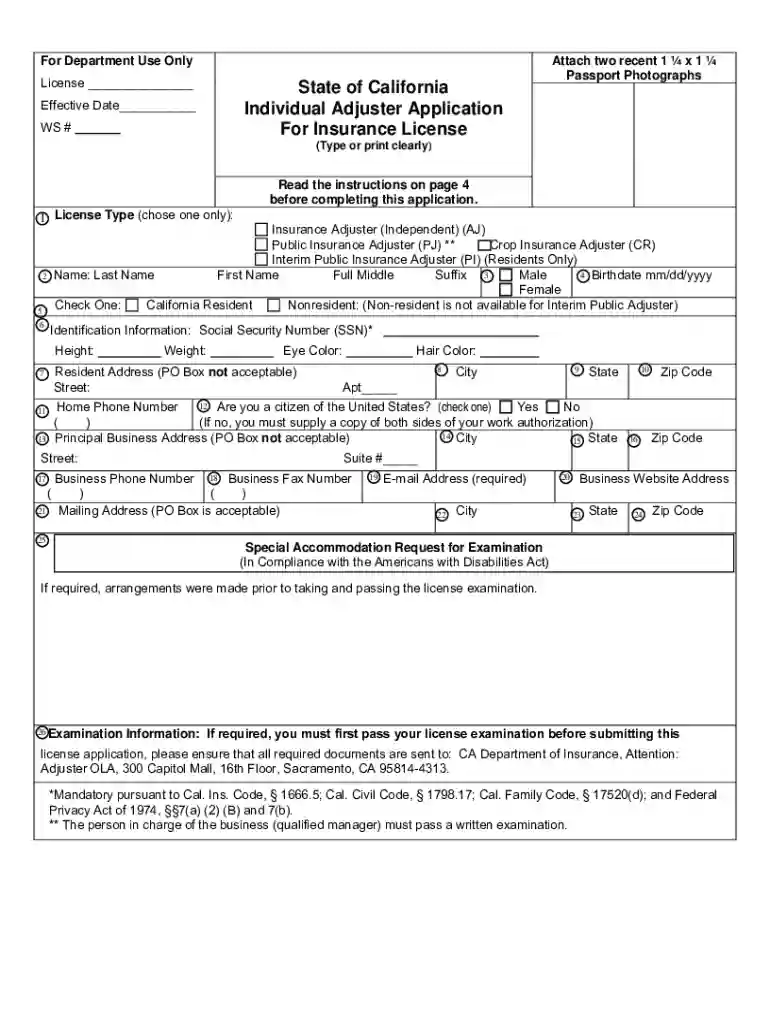 Application Procedures Individual Non-Residents Preview on Page 1