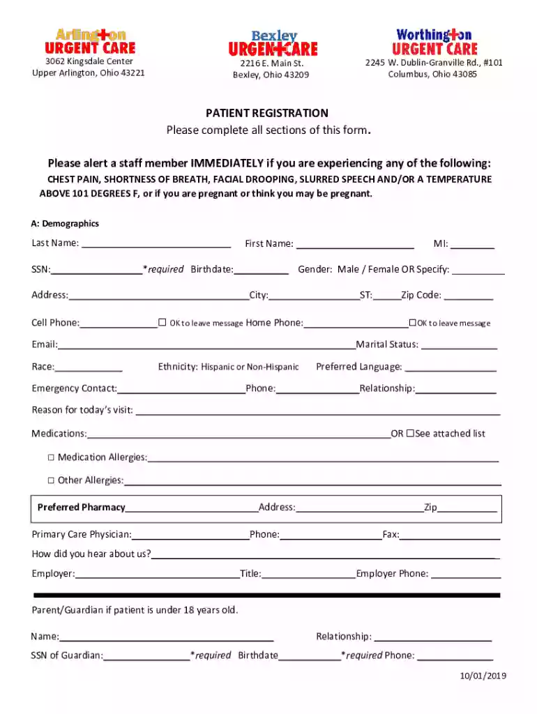 Book Online - Urgent Care in Upper Arlington, OH 43221 Preview on Page 1
