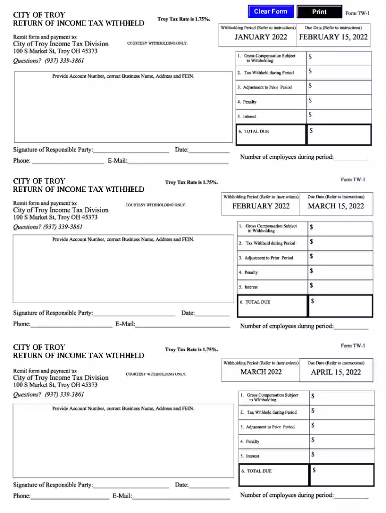 ohio withholding tax forms Preview on Page 1