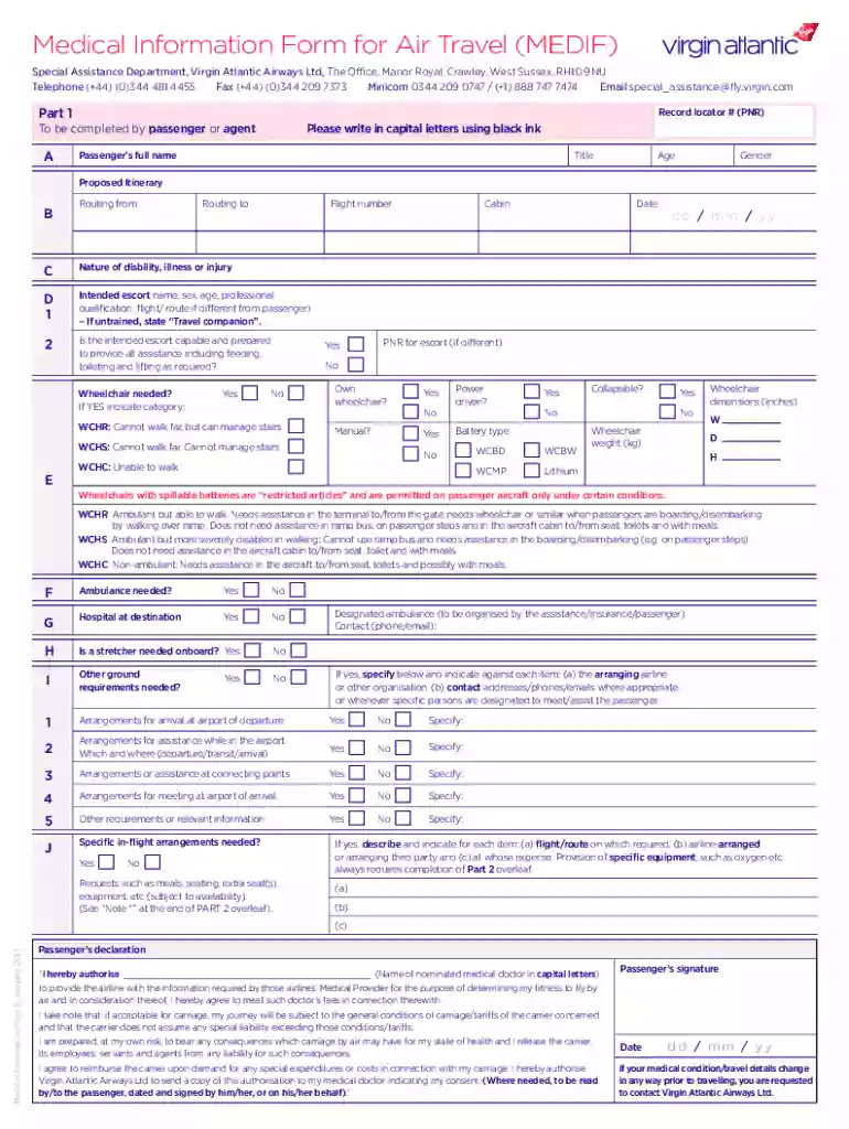atlantic medif form Preview on Page 1