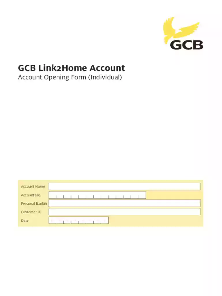 Gcb link to home account: Fill out & sign online Preview on Page 1
