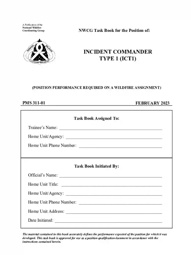 task book position commander Preview on Page 1