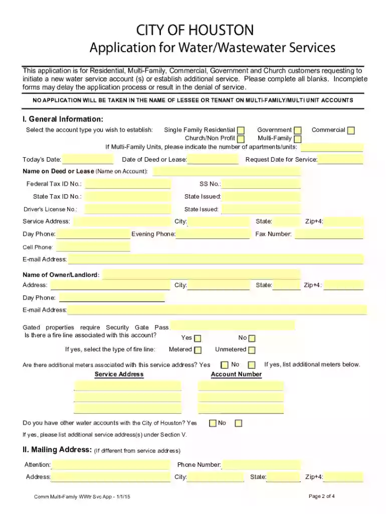 city of houston water login Preview on Page 1