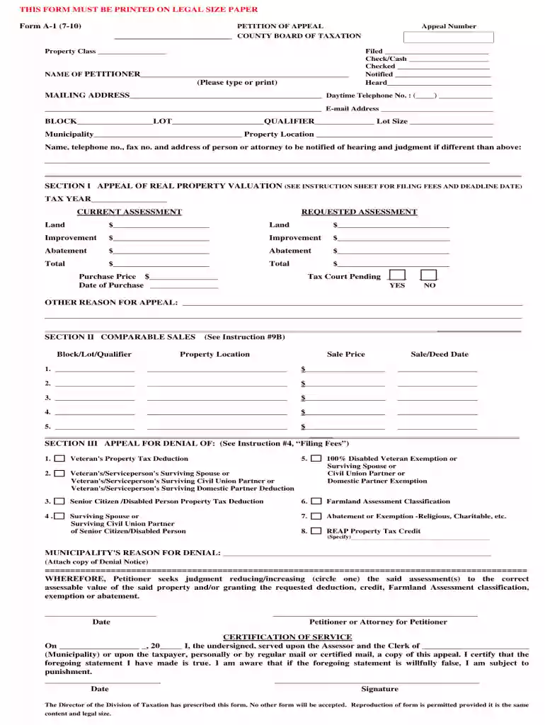 petappl 2010 form Preview on Page 1
