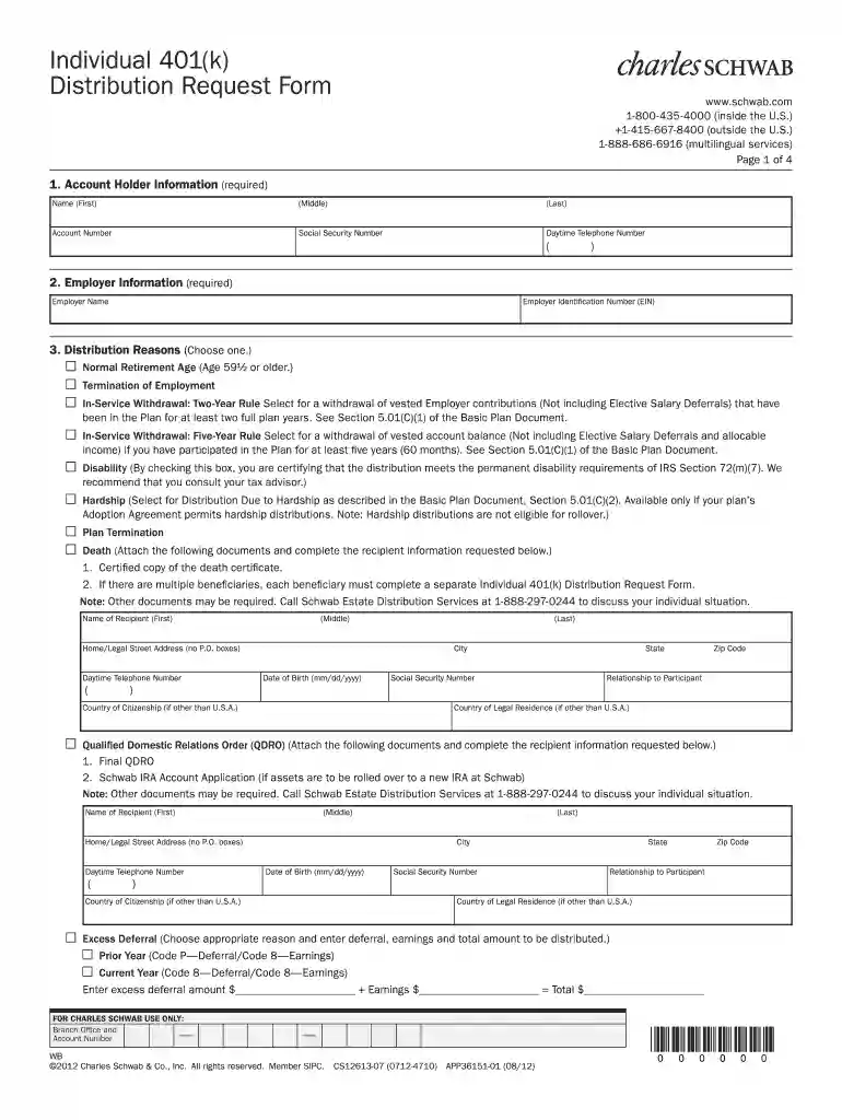 charles schwab hardship withdrawal process time Preview on Page 1