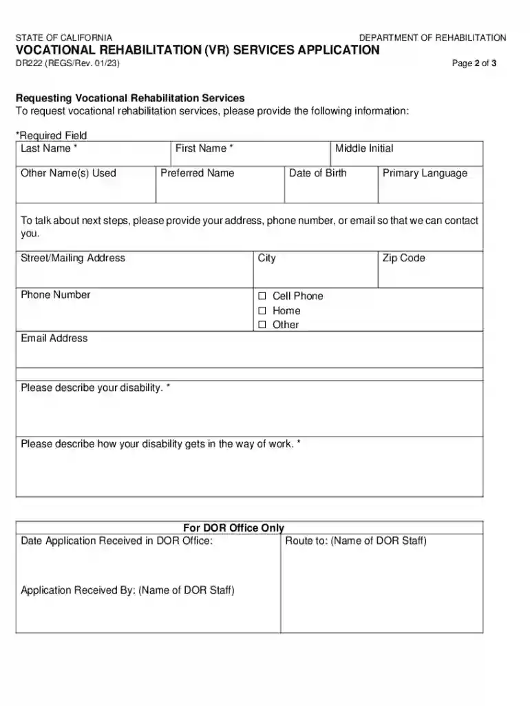 Services - CA Department of Rehabilitation Preview on Page 1