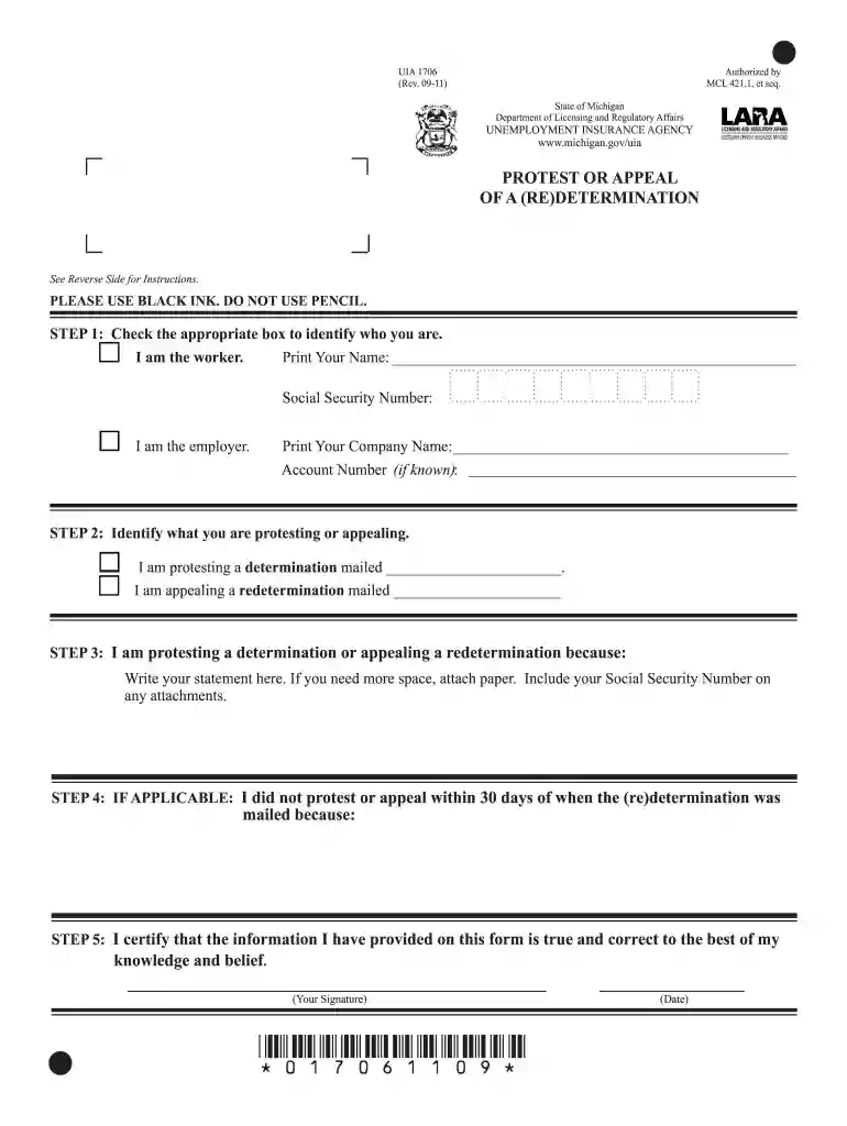 form uia 1733 Preview on Page 1