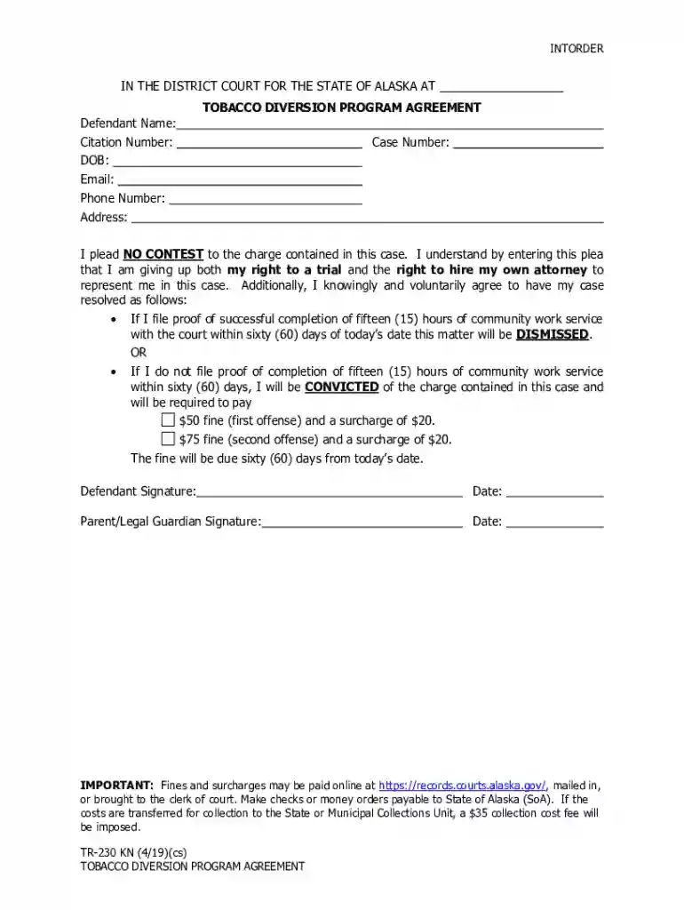 TR-200 Defendant's Request to Reschedule Hearing Preview on Page 1