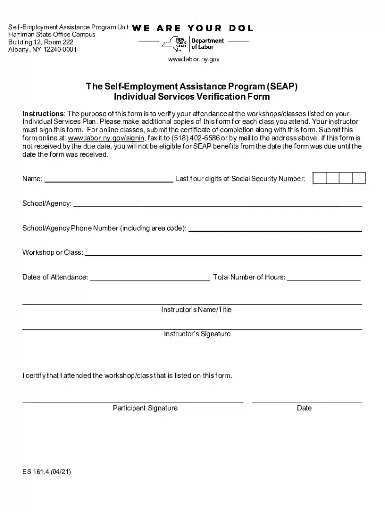 seap individual services verification Preview on Page 1