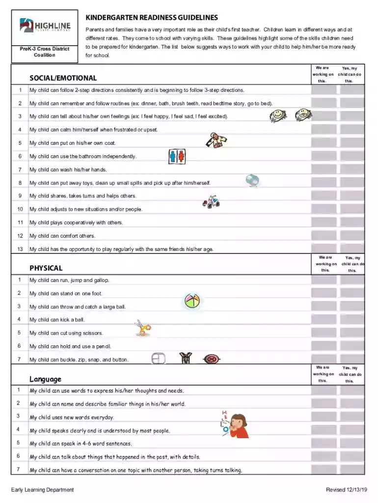 Is Your Preschooler Ready for Kindergarten? Preview on Page 1