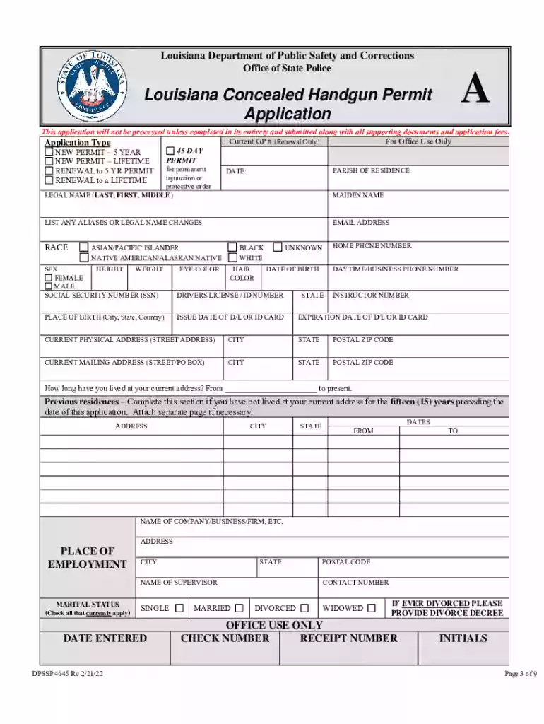 louisiana concealed carry Preview on Page 1