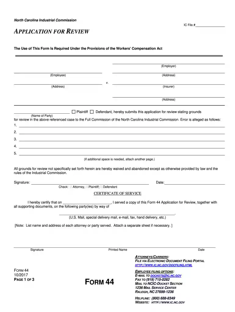 form 44 Preview on Page 1