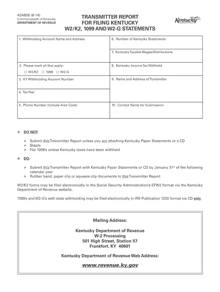 transmitter form Preview on Page 1