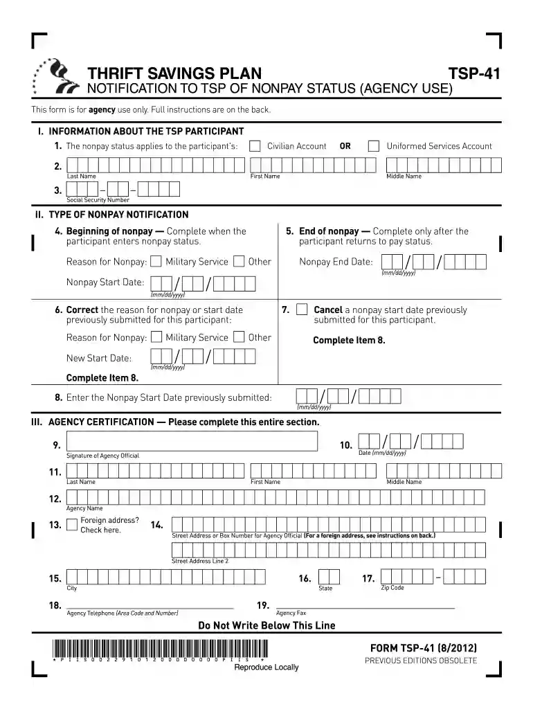 nc 41 form Preview on Page 1