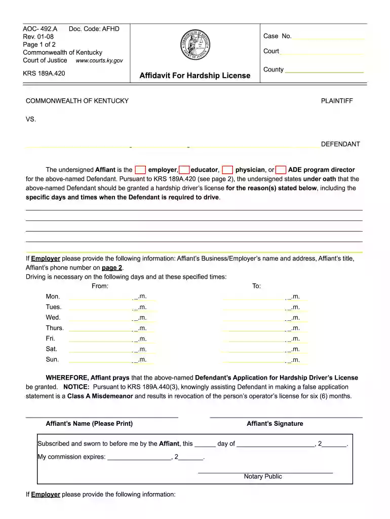 can i apply for hardship license online Preview on Page 1