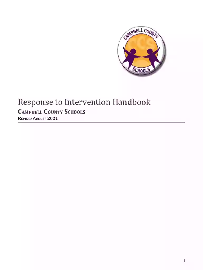 RTI HANDBOOK 20-21 Preview on Page 1