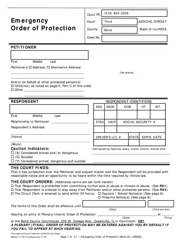 what is order of protection Preview on Page 1
