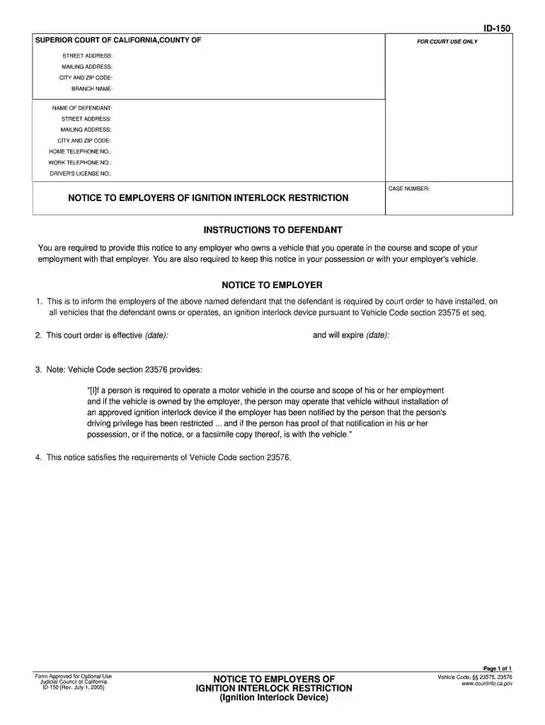 150 notice Preview on Page 1