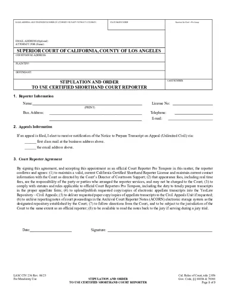superior court of california, county of los angeles - NET Preview on Page 1