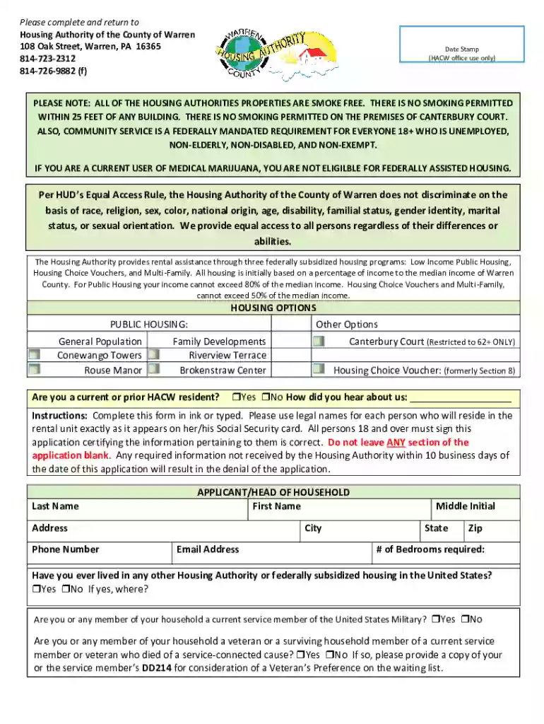 pa housing assistance application Preview on Page 1