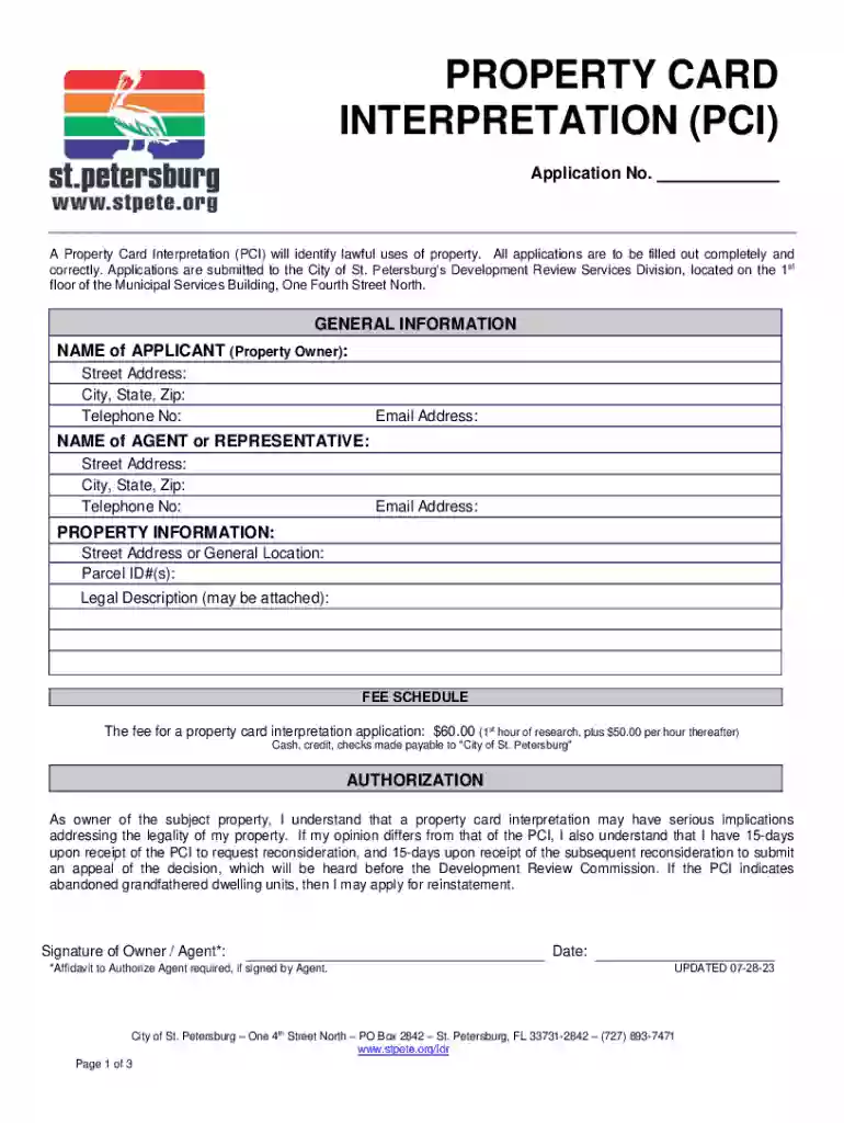 what is property card Preview on Page 1