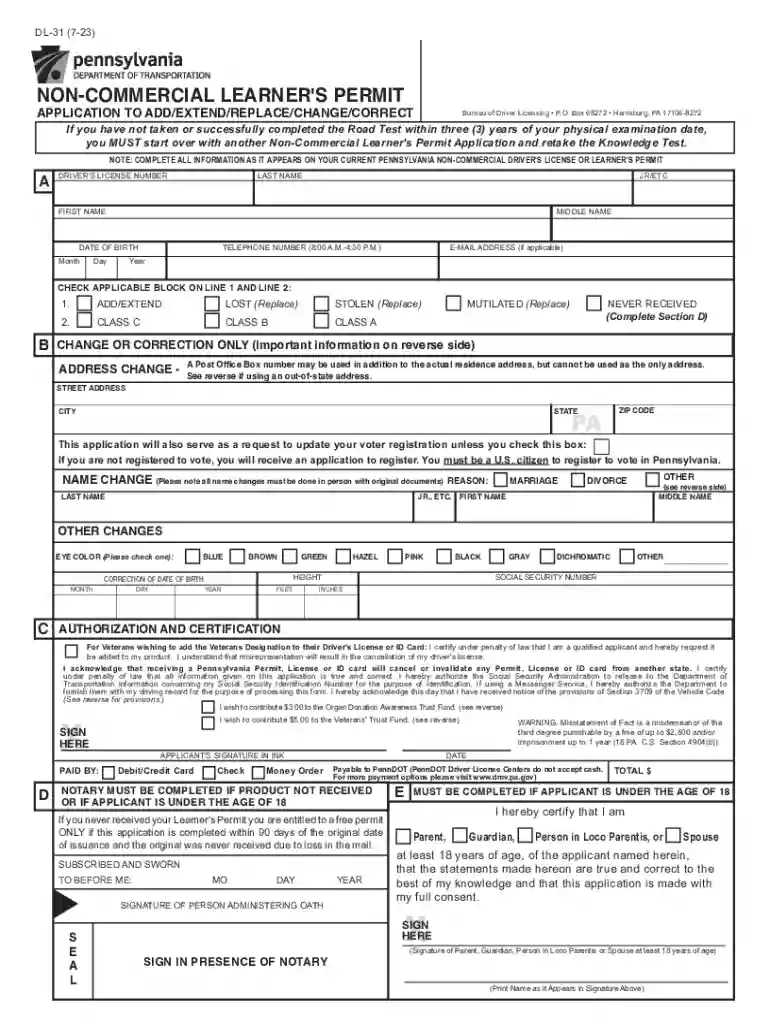 dl 31 form Preview on Page 1