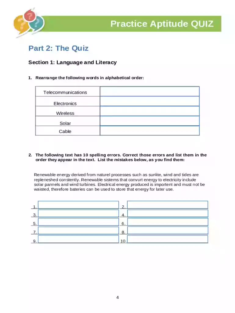 Free Electrical IBEW Aptitude Test Practice: Prep Guide Preview on Page 1