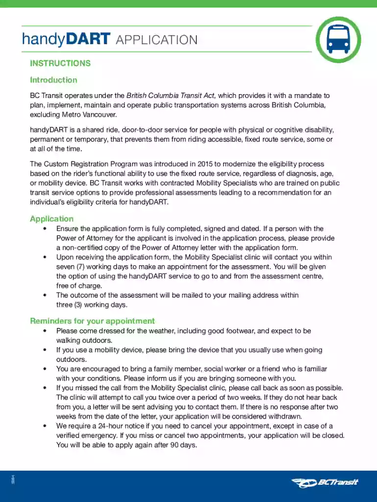 handydart application Preview on Page 1