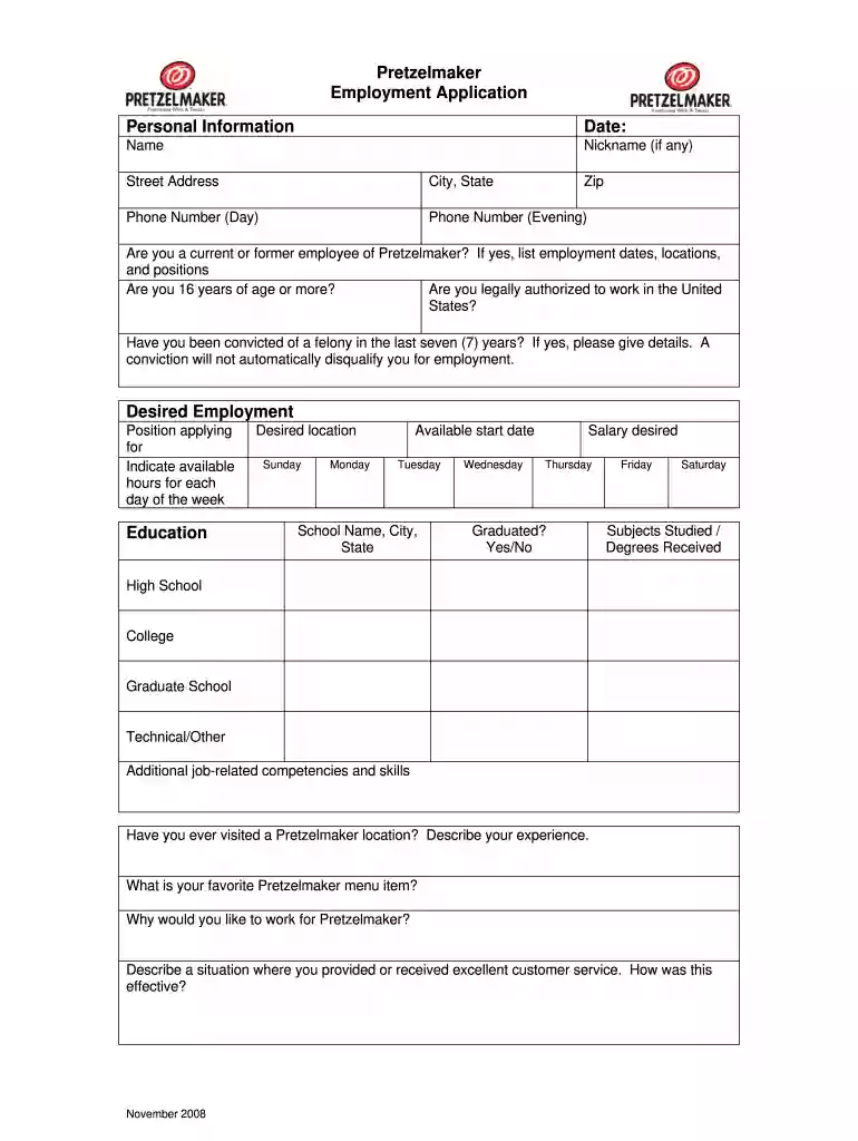 pretzel maker app Preview on Page 1