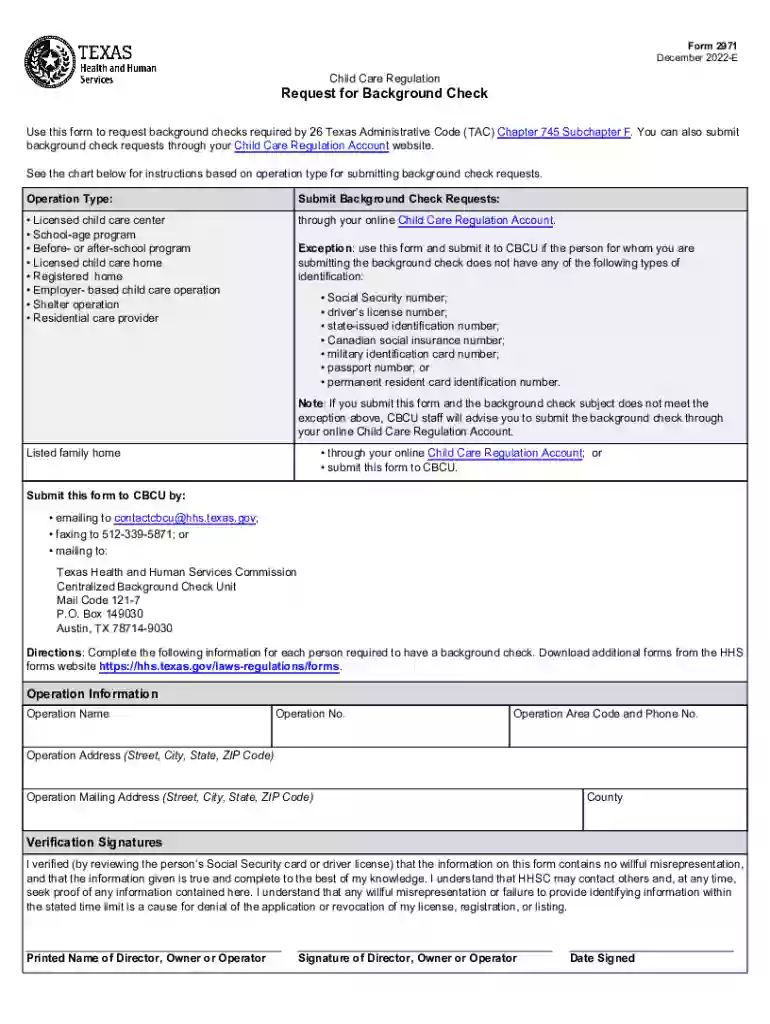 form 2971 Preview on Page 1