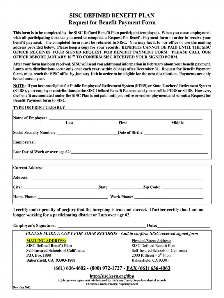 sisc kern org dbp Preview on Page 1