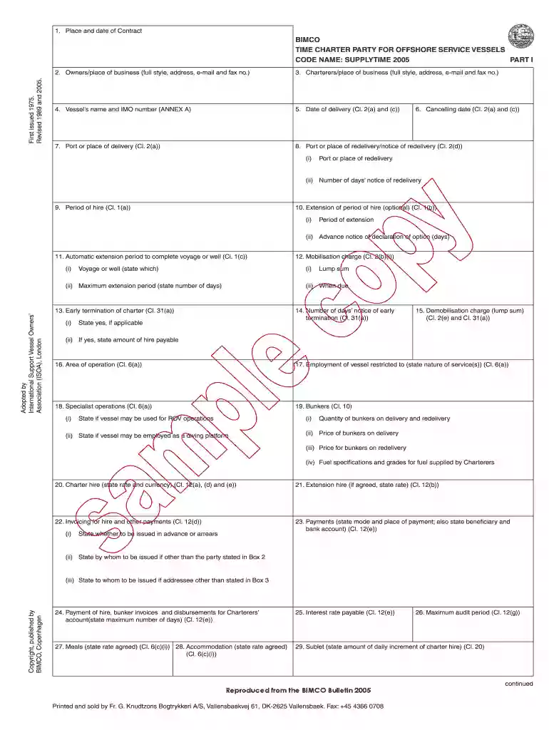bimco supplytime 2017 word format Preview on Page 1