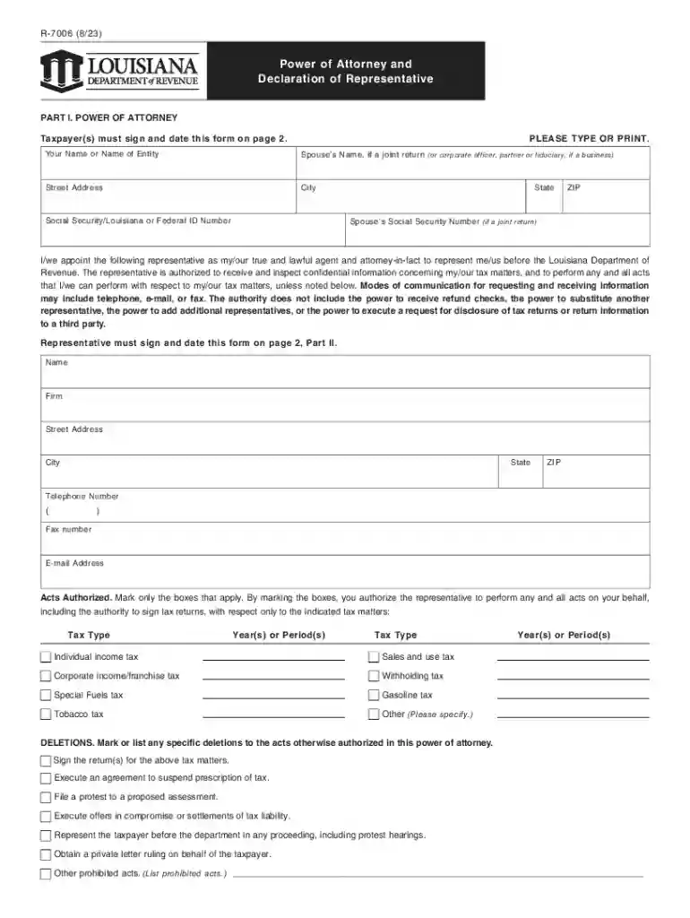 la power attorney form Preview on Page 1