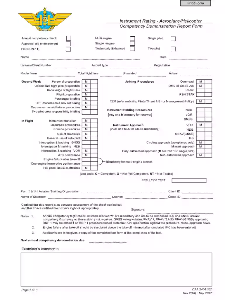 Form 24061- 07 Preview on Page 1
