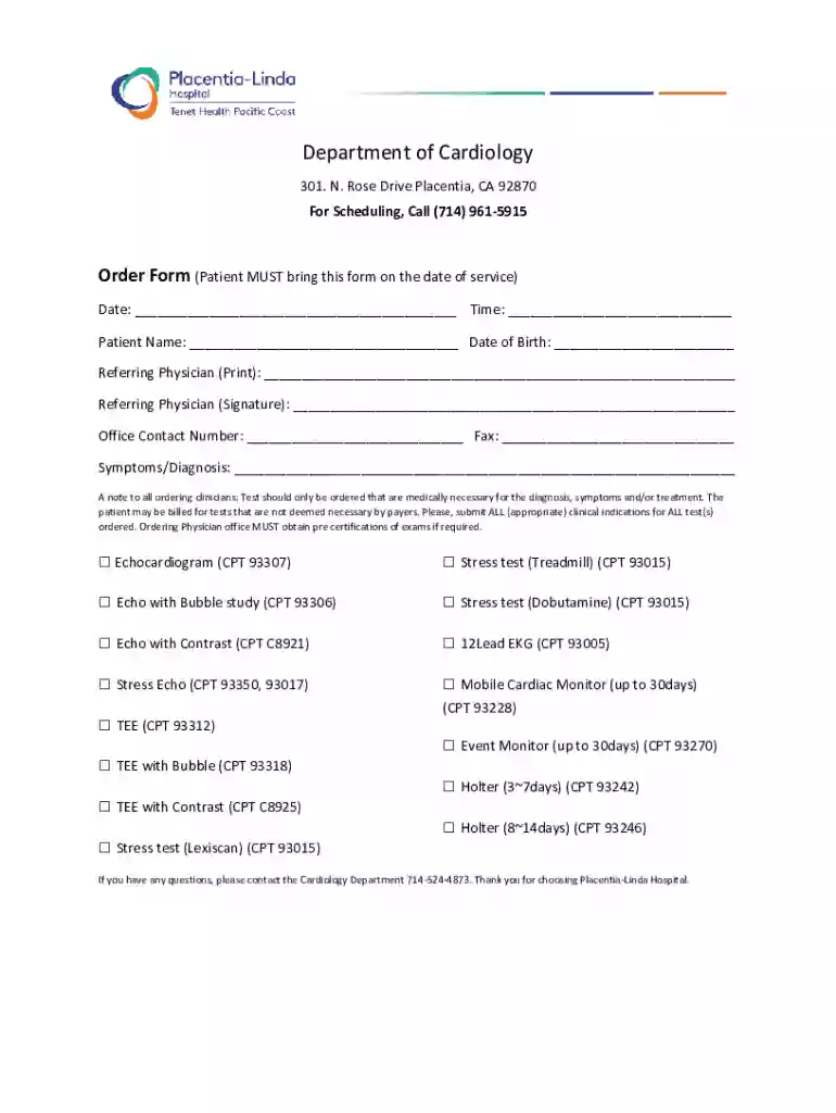 Patient Forms - Santa Ana, CA & Irvine, CA Preview on Page 1
