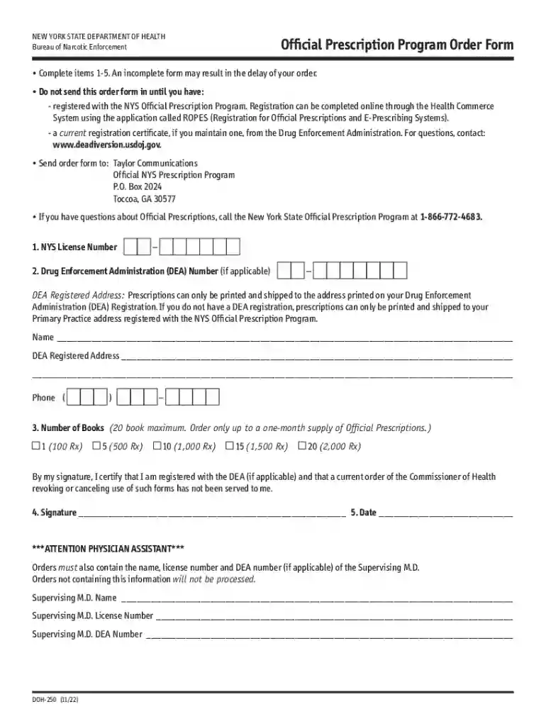 doh 250 Preview on Page 1