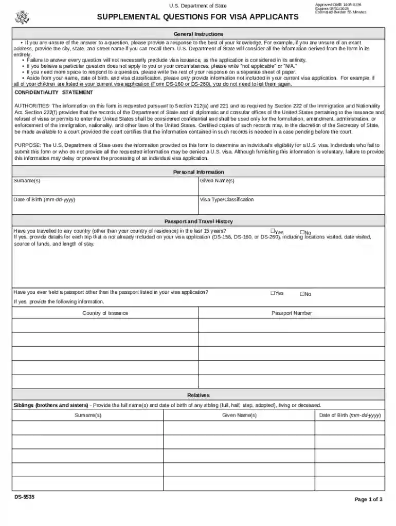 ds 5535 form download Preview on Page 1