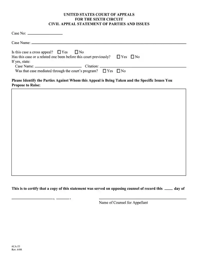 appeal statement parties issues Preview on Page 1