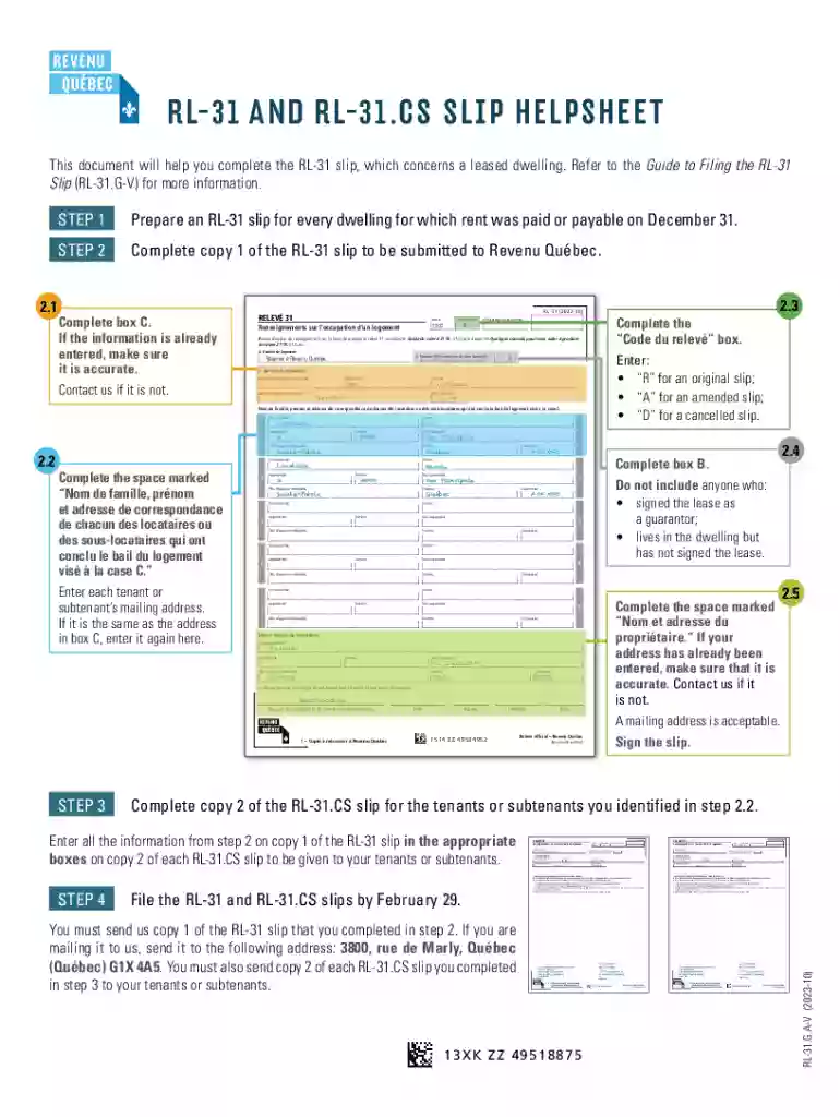 rl31 g a v form Preview on Page 1