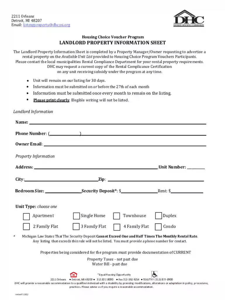 Packets & Forms Preview on Page 1
