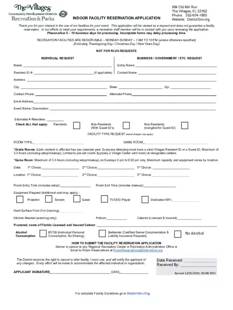 roomreservations districtgov org Preview on Page 1