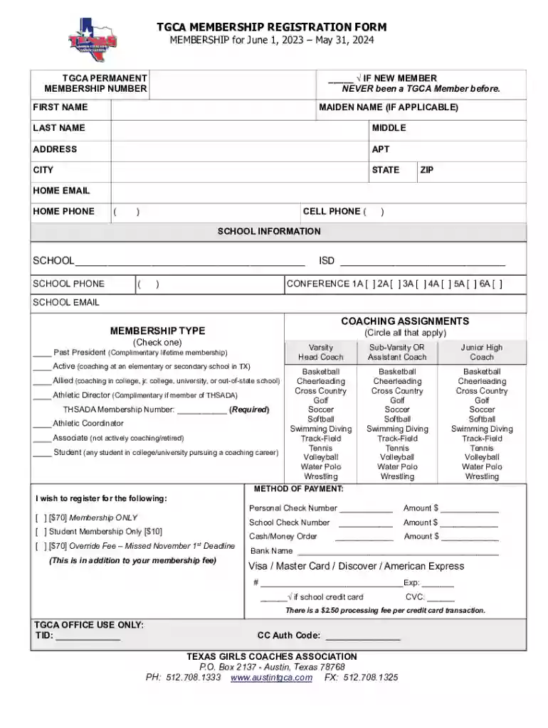 ANNUAL MEMBERSHIP APPLICATION & RENEWAL FORM Preview on Page 1