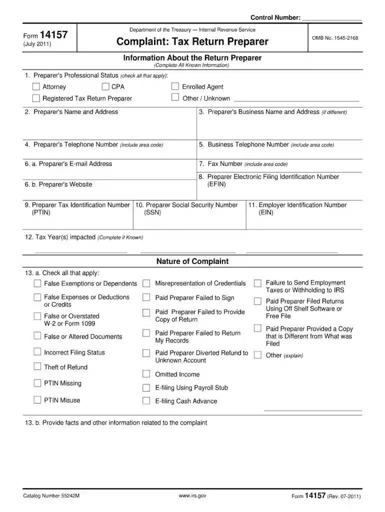 form 14817 Preview on Page 1