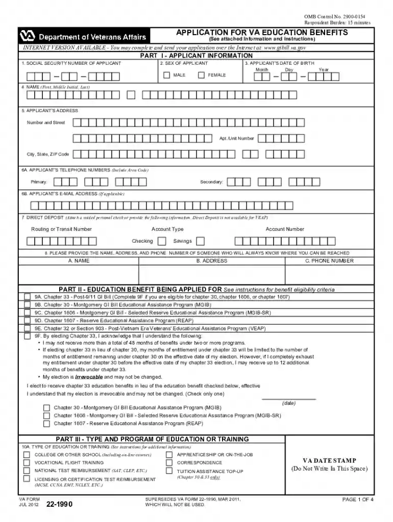 form 22 1990 Preview on Page 1